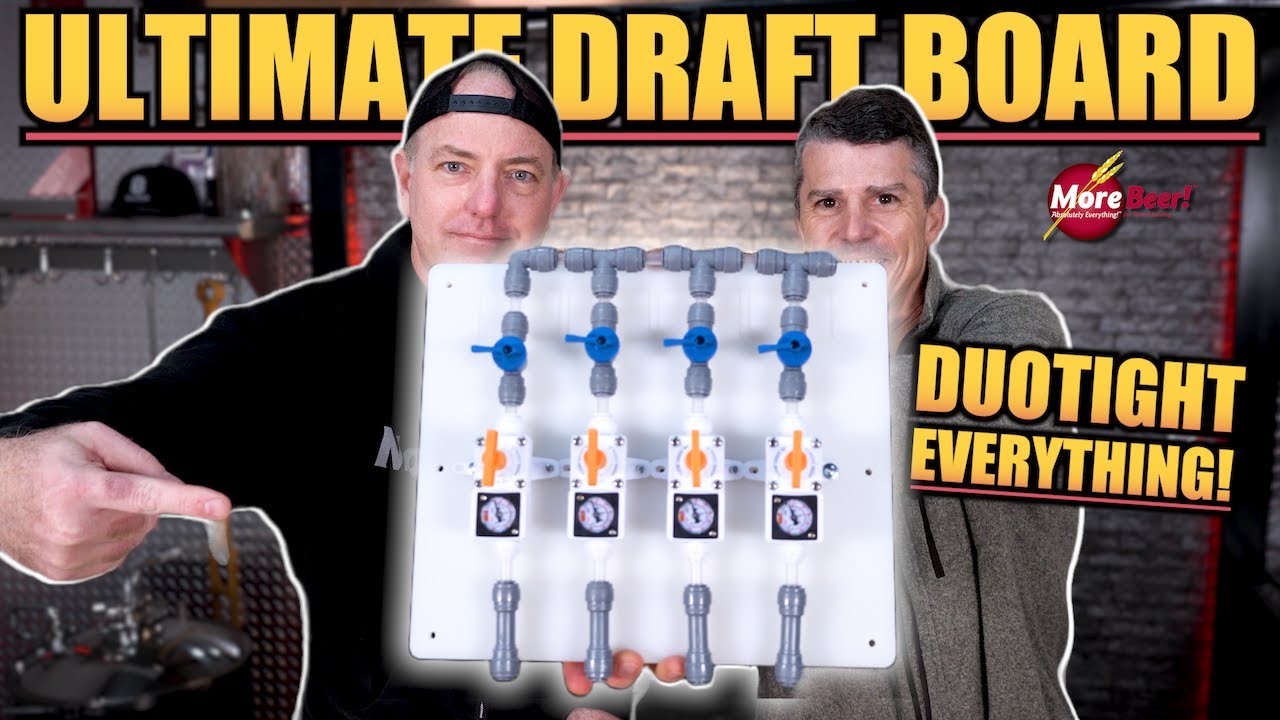 Building the a DUOTIGHT DRAFT REGULATOR BOARD Serve on Draft at 4 DIFFERENT PRESSURES