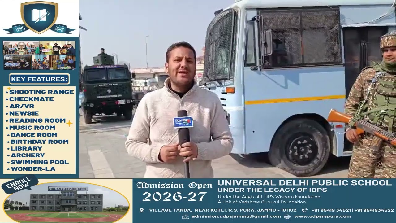 Security Tightened in Srinagar Ahead of Vice President’s Kashmir Visit