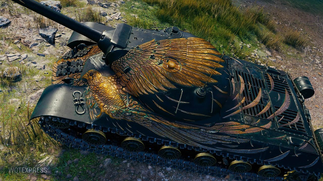 1v2 is3a tier 10 battle nailbite ending World of Tanks