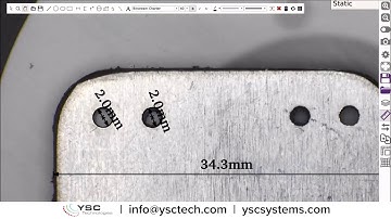 YSC Ash Omni Digital Microscope   2D Measurement & Annotation