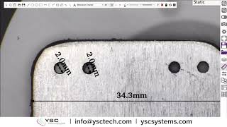 YSC Ash Omni Digital Microscope   2D Measurement & Annotation