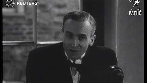 Sir Archilbald Sinclair speaks to the people of Br...