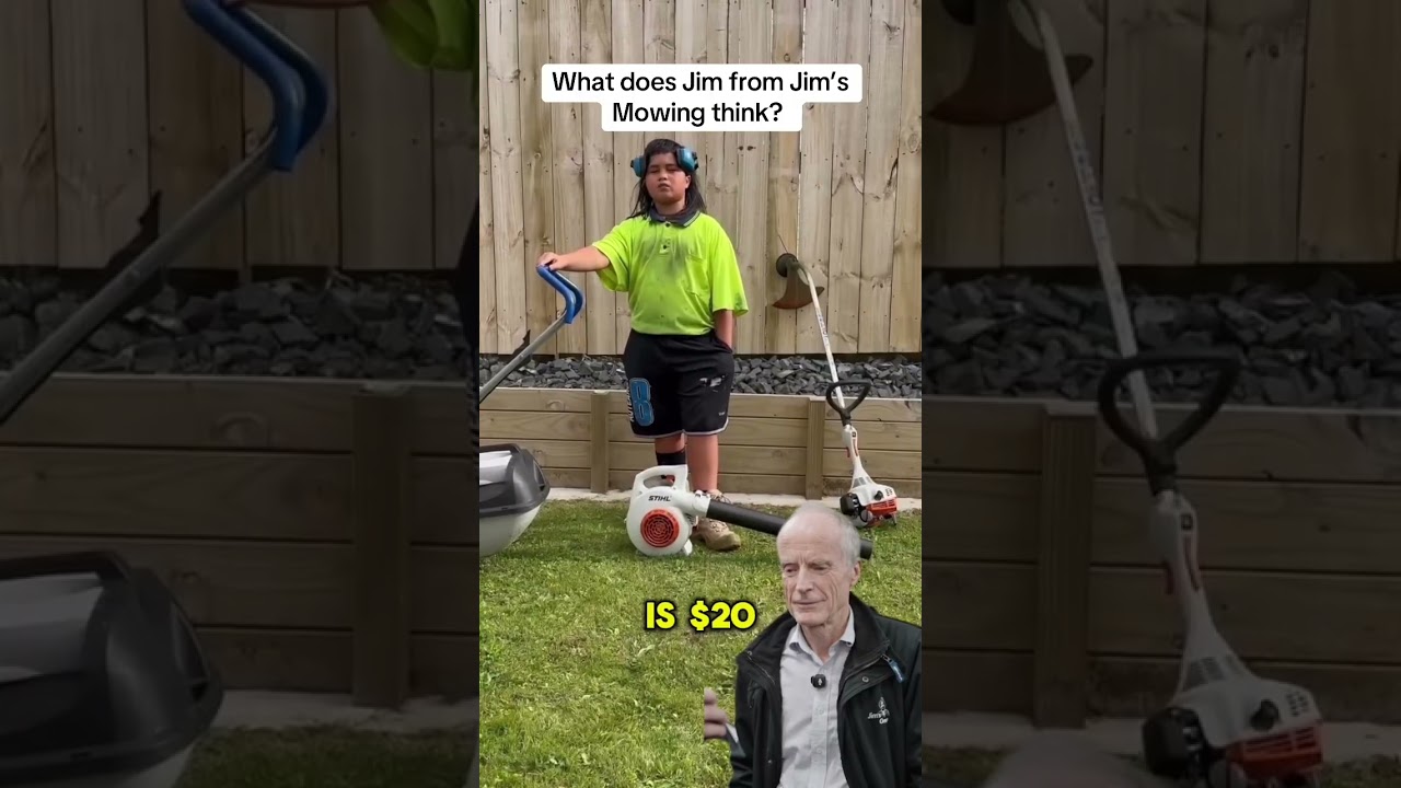 Well done young man. #jimsmowing #jimsgroup #lawncare #smallbusiness #lawntok