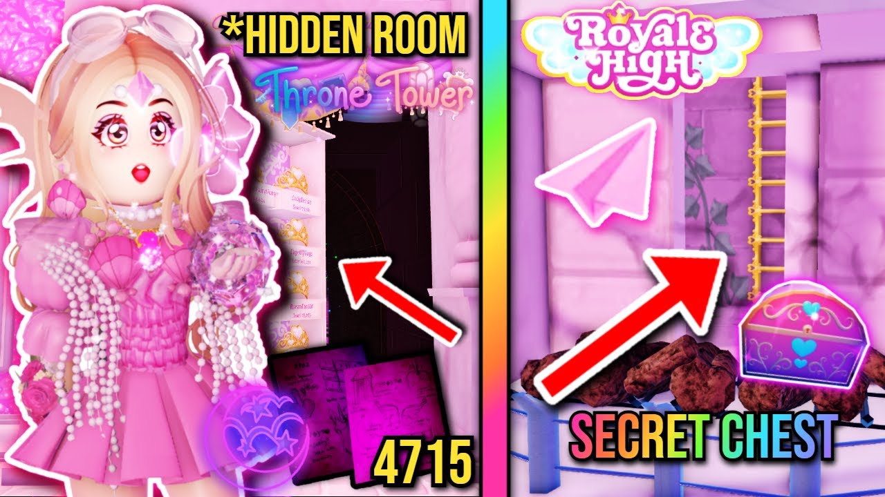 HOW TO GET THE 👀*HIDDEN 🤫PAPER AIRPLANE CHEST IN 💗ROYALE HIGH CAMPUS 4🏰 *TUTORIAL*