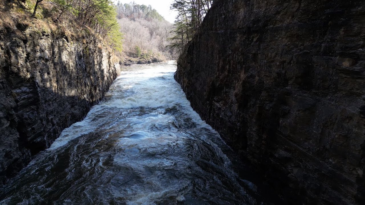 Lake Tuscaloosa spillway, DJI mini 3 Pro YouTube