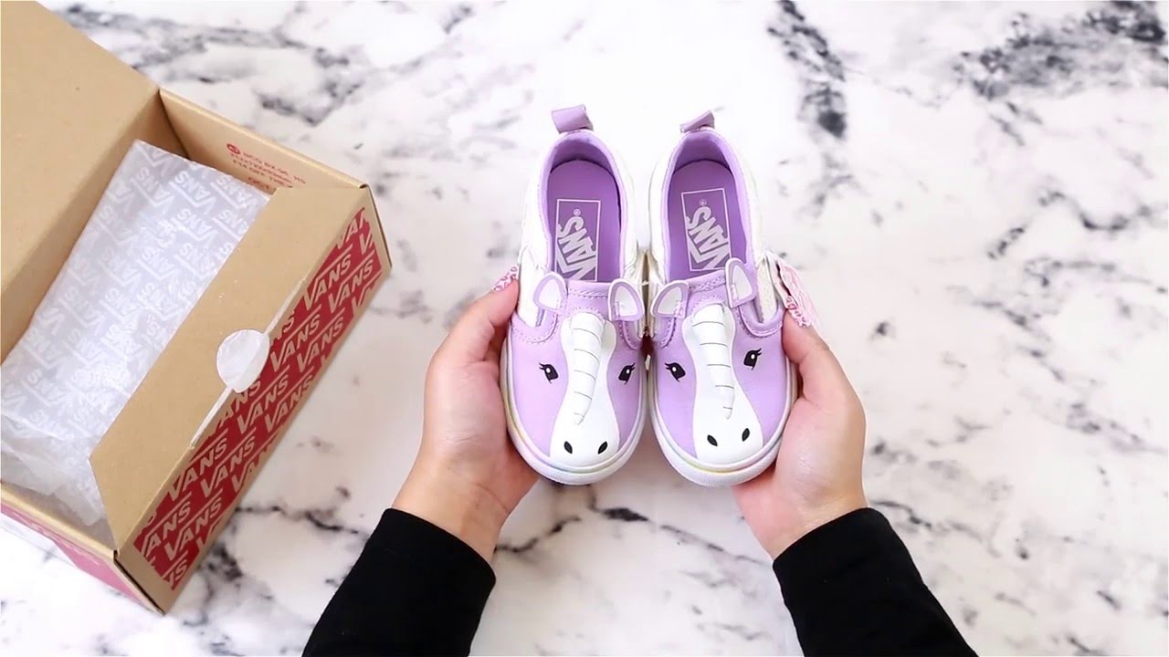 vans slip on unicorn