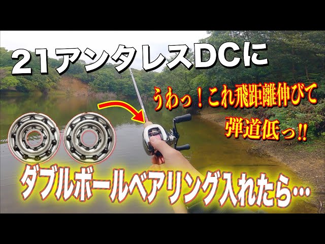 21アンタレスDCにダブルボールベアリング入れたら最高すぎました 21アンタレスDCにダブルボールベアリング入れたら最高すぎました