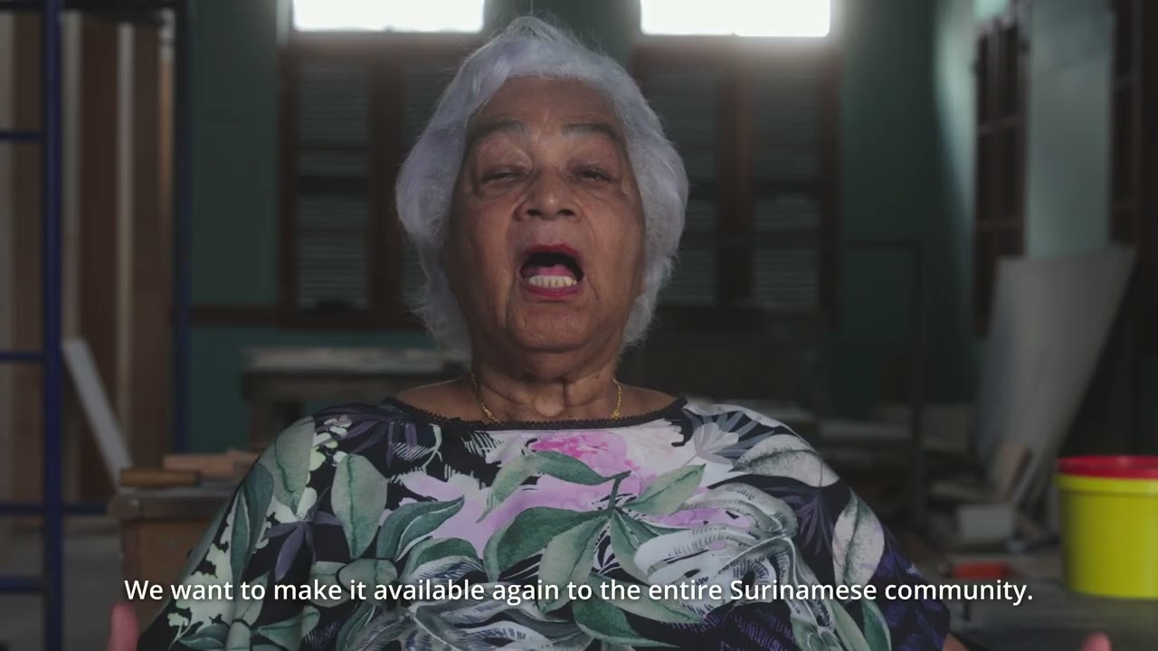 Oproep Cynthia Mc Leod, to support the Elisabeth Samsonhuis restoration