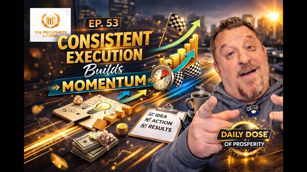 Ep. 53 – Consistent Execution Builds Momentum – Daily Dose of Prosperity Ep. 53 – Consistent Execution Builds Momentum – Daily Dose of Prosperity