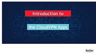 Cloudvpn Portal Apps Introduction