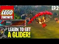 Mastering LEGO Fortnite Survival - GLIDER Recipe and Dry Valley Materials!