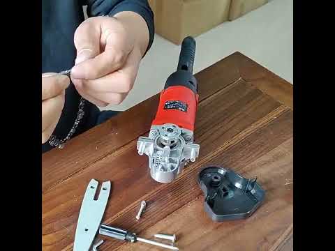 Насадка ланцюгова пила для болгарки (4дюйма), видео 1