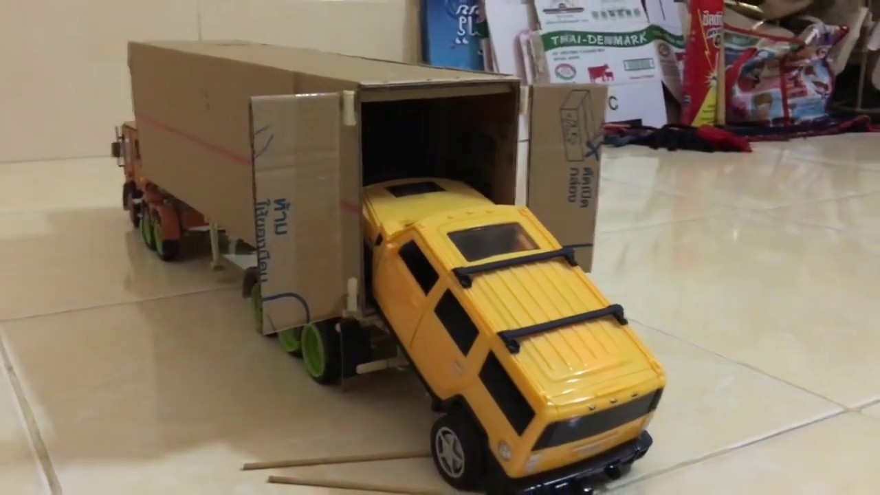 Remote Control Truck SCANIA Container make at home Part 3 YouTube