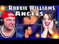 Reaction to robbie williams  angels live at knebworth  the wolf hunterz reactions