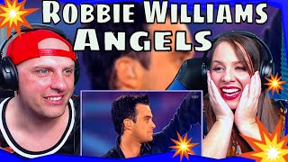 #REACTION TO Robbie Williams - Angels (Live at knebworth) HD | THE WOLF HUNTERZ REACTIONS