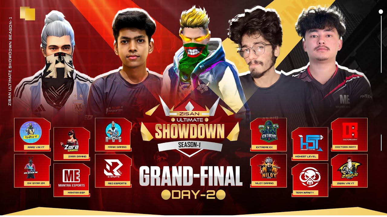 [🔴LIVE] ZISAN ULTIMATE SHOWDOWN SEASON-01 | GRAND FINAL DAY-02 | FREE ...