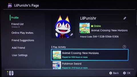 My Nintendo Switch friend code + Channel update!