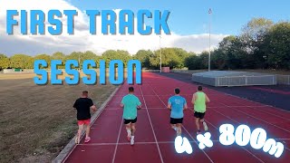 My First Running Track Session | Interval Training