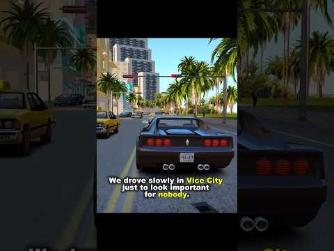 This Was Never Just a GTA Game #gta #nostalgia