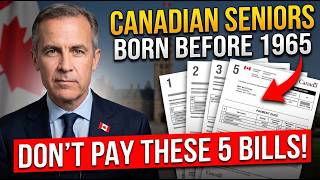 ⚡️CANADIAN SENIORS, STOP PAYING THESE 5 BILLS! Seniors Are Legally Exempt (Most Don't Know)