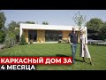 КАРКАСНЫЙ ДОМ под ключ в Киеве. Обзор одноэтажного дома с плоской крышей. РУМ ТУР