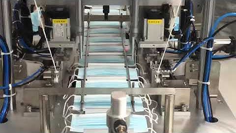 servo Type Face Mask Machine one by one with high speed