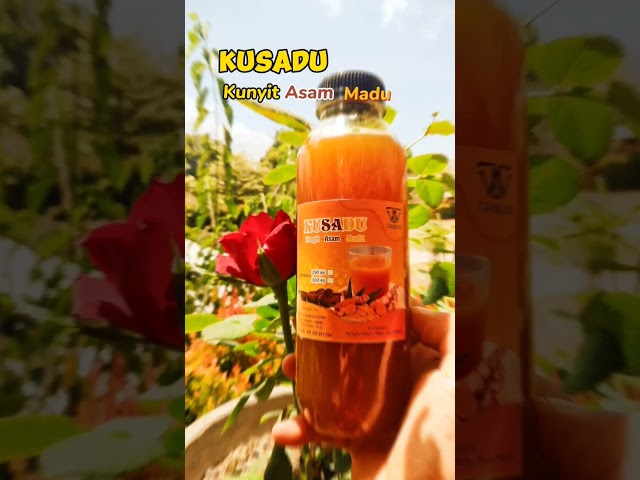 KUSADU (Kunyit Asam Madu) minuman Kunyit asam + madu Produksi Tawlin Garden Honey. class=