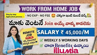 🔴 illumia - Work from Home Job 2026 | Cyber security jobs | Remote Job🔥| Telugu jobs