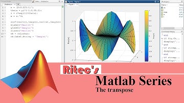 MATLAB and image processing - The transpose.