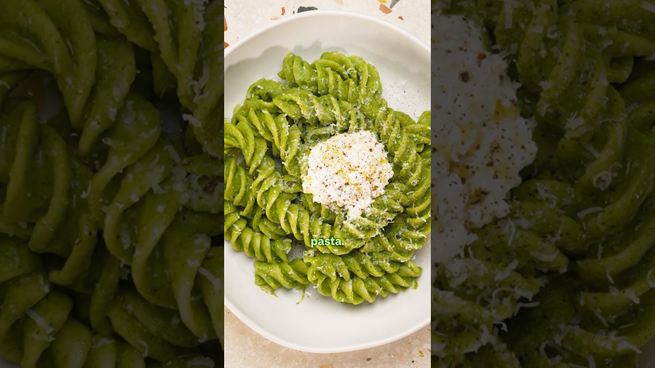 Giant green pasta | #pasta #healthymeals #quickrecipes #greenpasta, #massivepasta