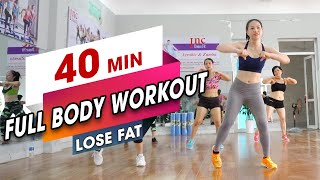 лучшая тренировка всего тела, чтобы потерять жир (40 мин - 28 дней испытаний) // EMMA Fitness