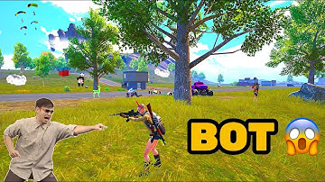 Super grappige bot-grap-gameplay. 😂😂😂.. Grappige momenten op Pubg Mobile. 😂😂😂