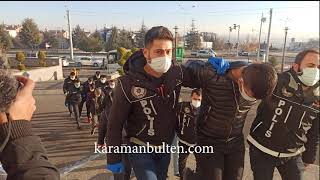 Operasyonla Yakalanan Çete Liderleri Adliyede.