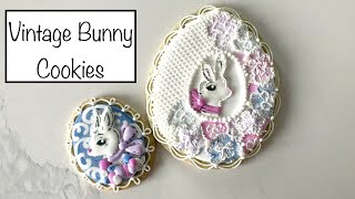 How to Make Vintage Bunny Sugar Cookies | Easter Egg Sugar Cookie Decorating Ideas | Cookie Pricing