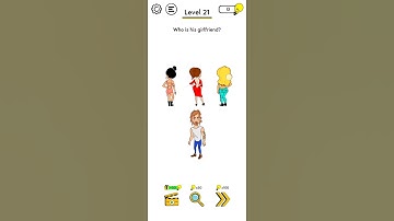 Braining Guess Who Level 47 Who is his girlfriend? Gameplay Solution Walkthrough