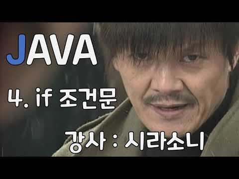 [자바강의] 4.if 조건문 (강사:시라소니) (if,switch,3항연산자) Java, JAVA 기본 문법 (if문과 switch 문에 무엇이 더 빠르고 효율적인가?)