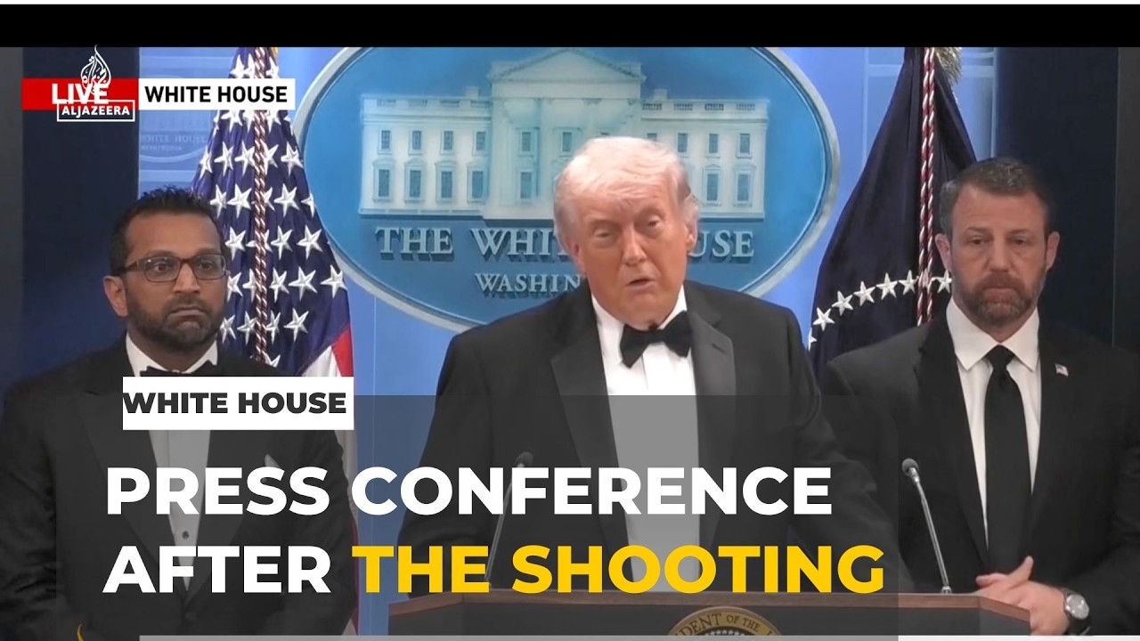 Trump Addresses Nation After Shooting At White House Correspondents’ Dinner
