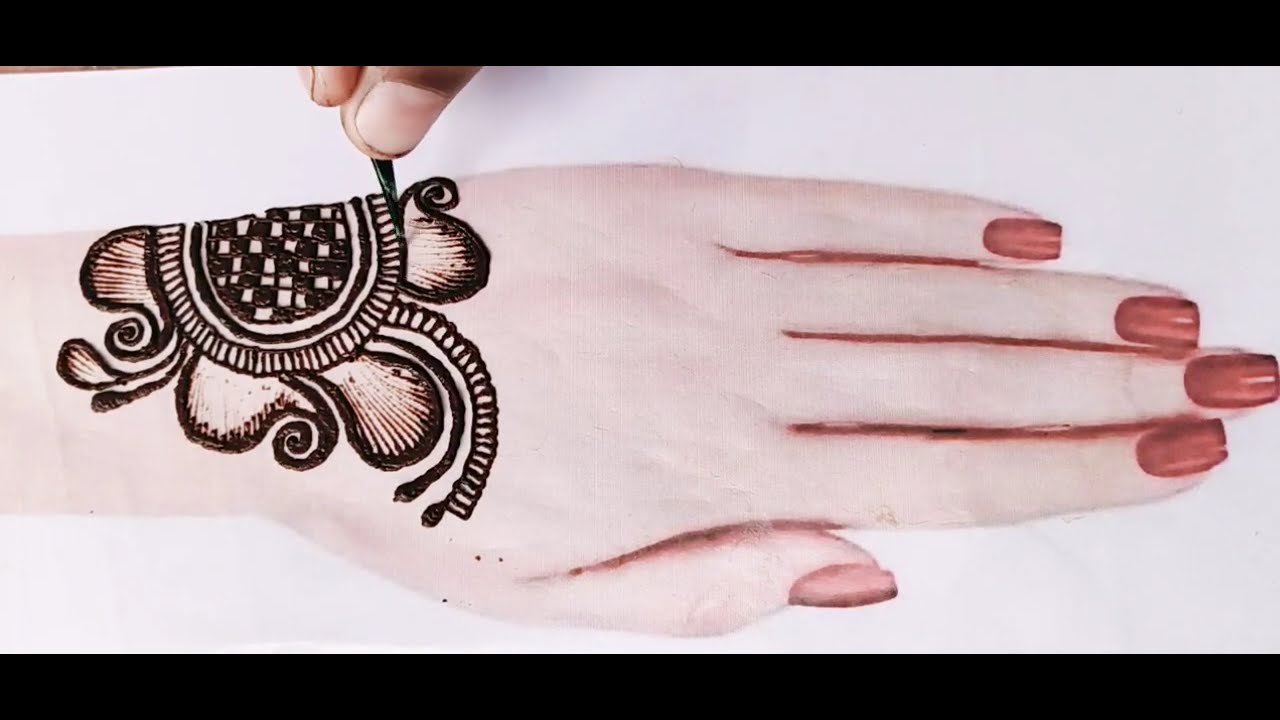 Stylish & beautiful back hand mehndi designs l fancy mehndi designs l simple mehndi designs l 