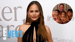 Chrissy Teigen DEFENDS Taking a Coconut Milk Bath With 3 of Her Kids E News