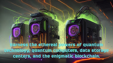 Data center block chain quantum computer super mega quantum computer