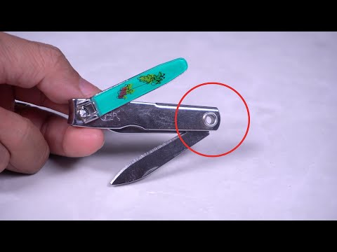 ⁣Few People Know These Secret Ideas: Nail Clipper Small Round Hole Life Hacks