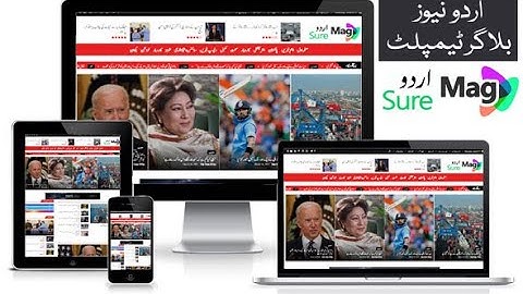 Urdu Sure Mag Responsive Urdu News & Magazine Blogger Template