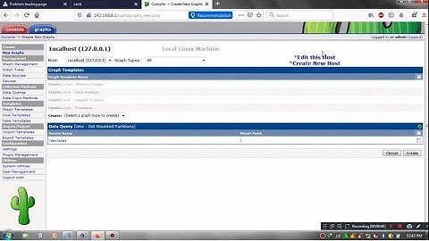 cara install monitoring CACTI  di virtualbox