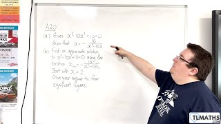 GCSE Maths: A20h-09 Solving Equations using a Recursive Formula Example 2