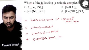 Which of the following is cationic complex? a. \( \mathrm{K}_{4}\le...