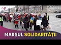Marșul solidarității. La Chișinău, a avut loc un marș al solidarității cu femeile din Ucraina