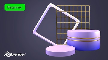 Simple 3D Podium Tutorial in Blender - Beginner | CGNTM