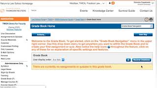 TWEN: Anonymous Grading Setup