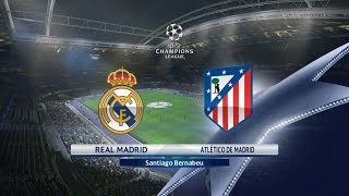 Pes 2017 real madrid c.f. vs. atletico uefa champions league semi
final match highlights