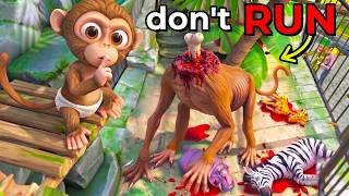 Don't Look For HEADLESS BABY MONKEY... (I Am Monkey VR)